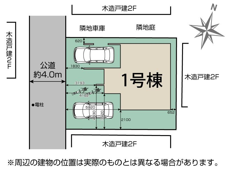 ブルーミングガーデン狭山市北入曽３期１棟の見取り図