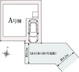 ハートフルタウン練馬区春日町4丁目2702番の見取り図