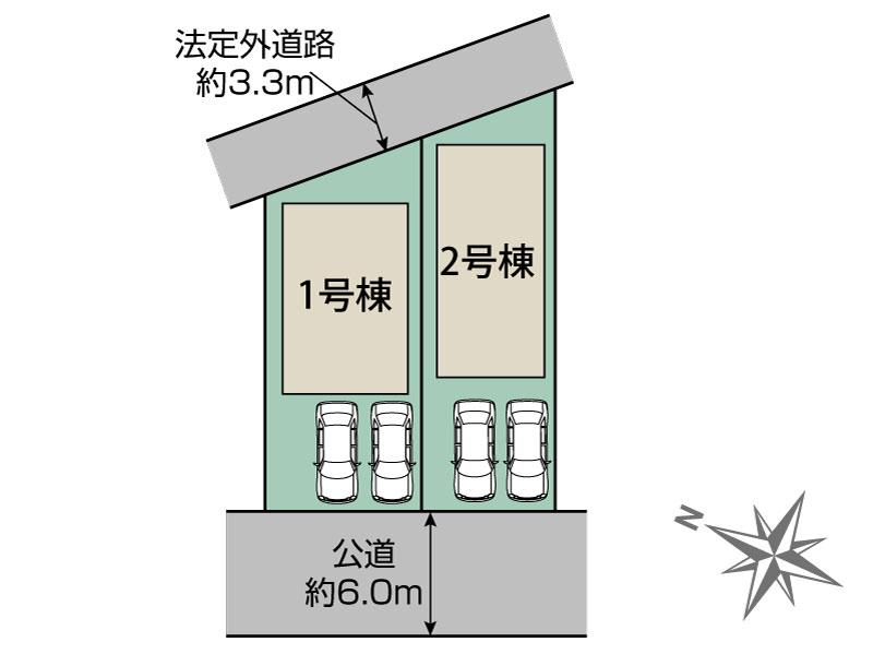 ブルーミングガーデン千葉市緑区おゆみ野５丁目２期２棟の見取り図