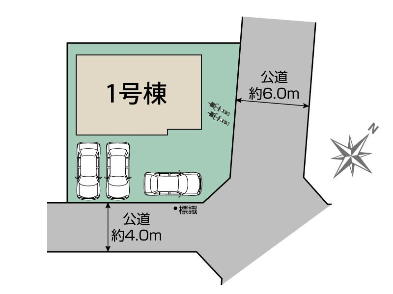 ブルーミングガーデン入間市東町７丁目１棟の見取り図