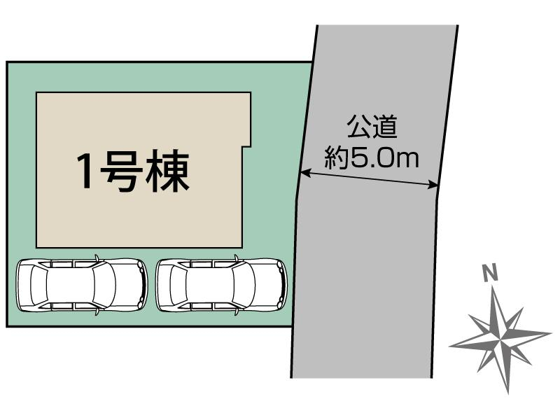 ブルーミングガーデン福岡市西区野方５丁目１棟の見取り図