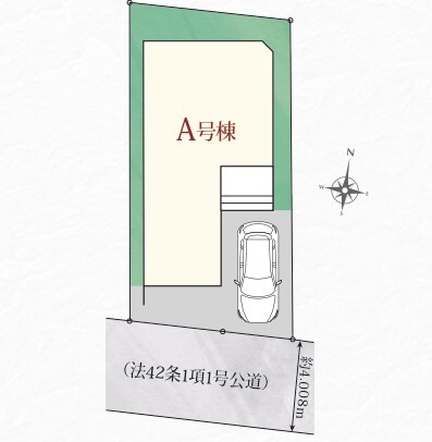 ハートフルタウン練馬区春日町3丁目2086番の見取り図