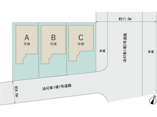 ハートフルタウン横浜市西区戸部町2丁目28番の見取り図
