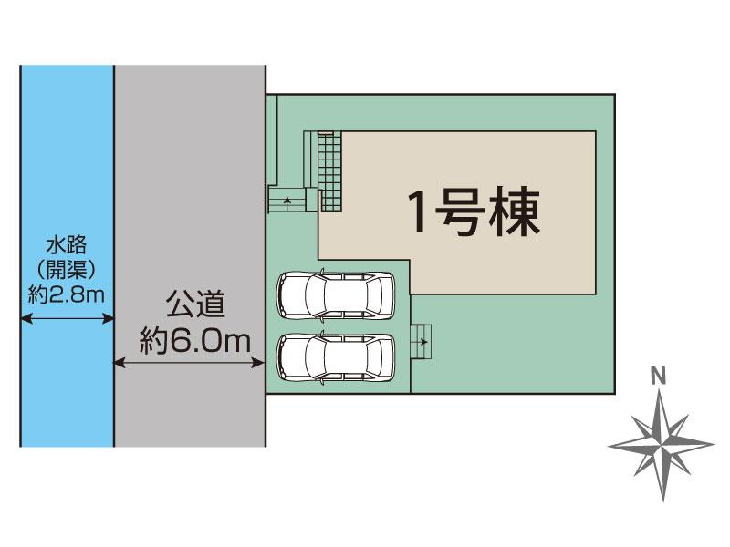 ブルーミングガーデン町田市成瀬台１丁目１棟の見取り図
