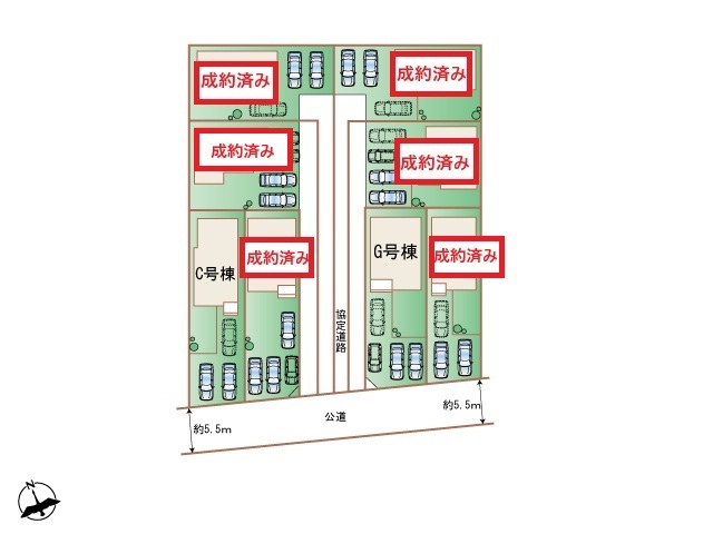 全体区画図です♪