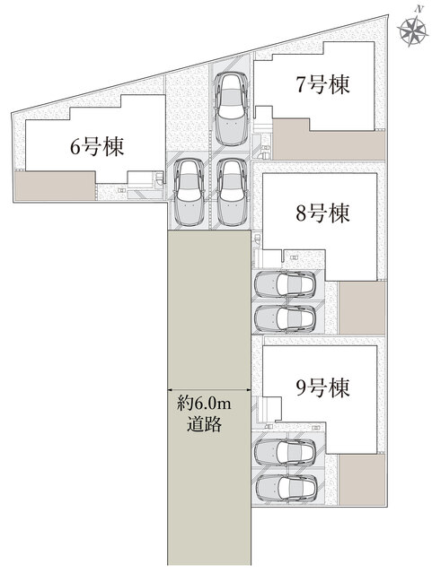 リナージュネクスジー座間ひばりが丘５丁目　第１期の見取り図