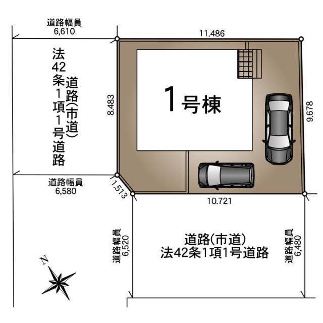 クレイドルガーデン大村市古町 第4の見取り図