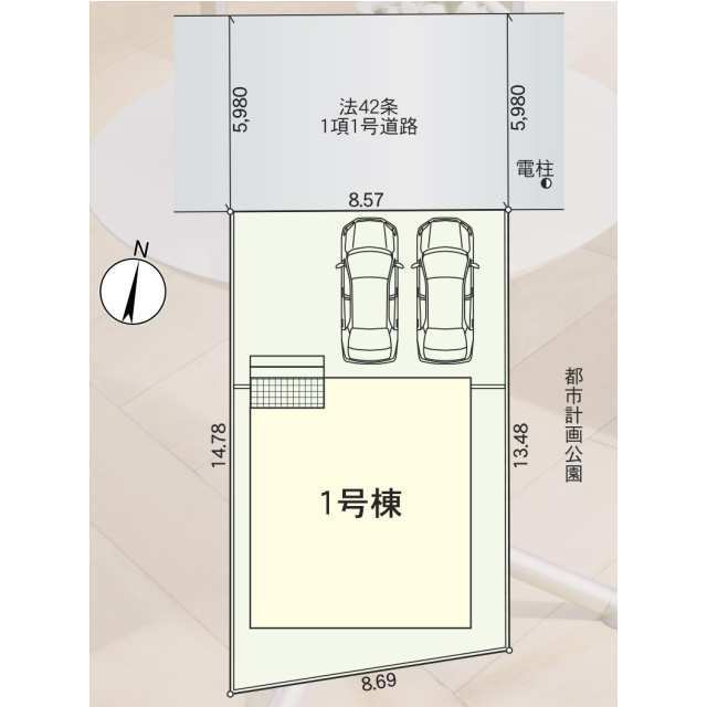 クレイドルガーデン金沢市八日市 第3の見取り図