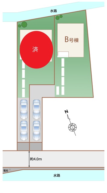 ハートフルタウン稲城大丸Ⅴの見取り図
