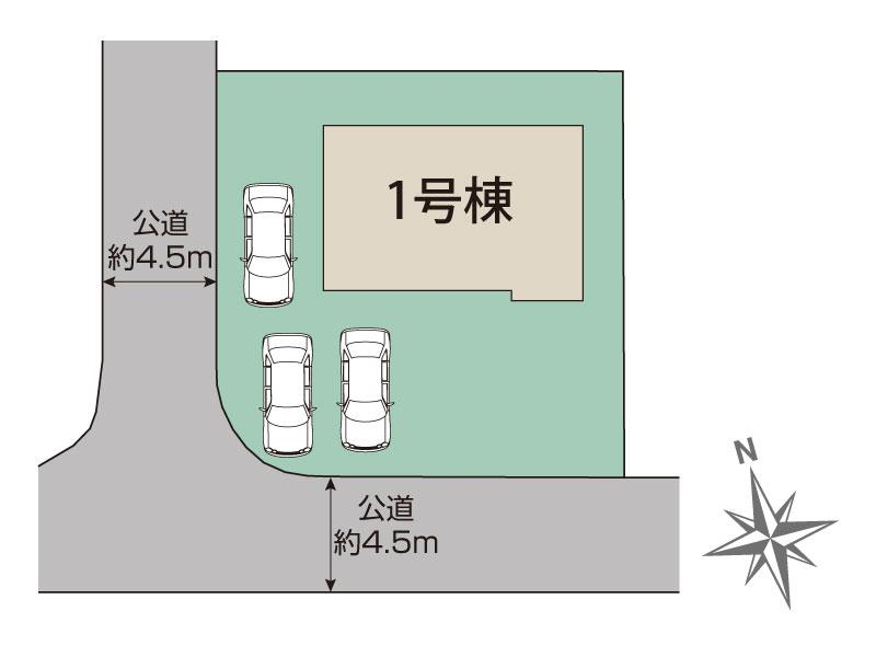 ブルーミングガーデン横浜市金沢区釜利谷西５丁目１棟の見取り図
