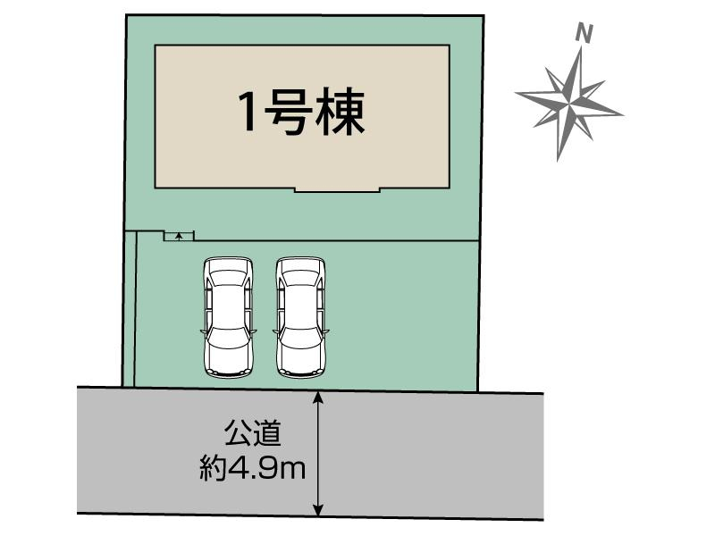 ブルーミングガーデン福岡市南区鶴田４丁目１棟の見取り図
