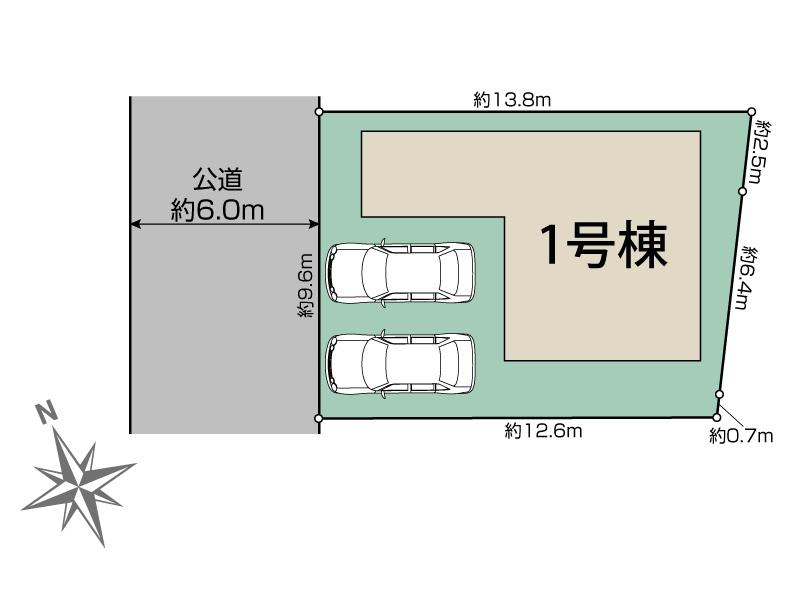 ブルーミングガーデン泉佐野市日根野２期１棟の見取り図