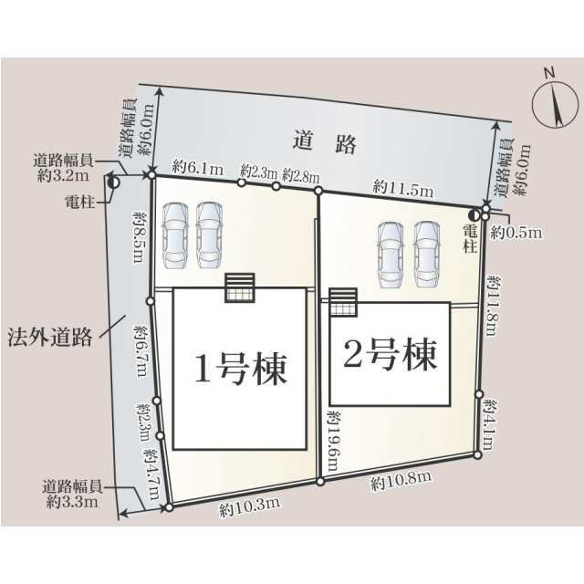 クレイドルガーデン亀山市太岡寺町 第2の見取り図