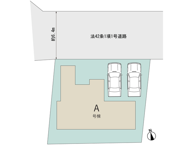 ハートフルタウン守山区深沢2丁目134番の見取り図