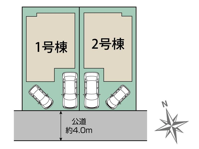 ブルーミングガーデン我孫子市若松２棟の見取り図