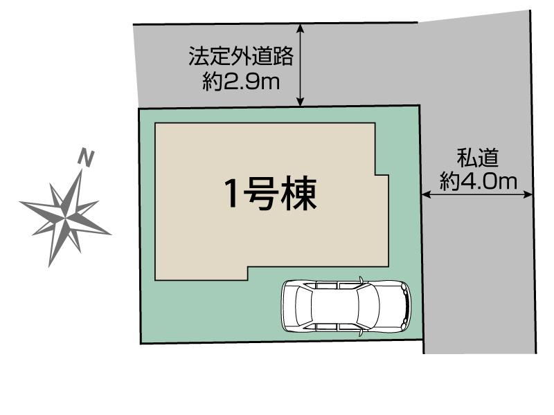 ブルーミングガーデン東村山市富士見町２丁目１棟の見取り図