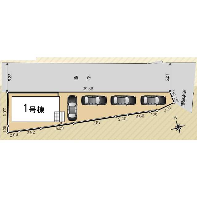 クレイドルガーデン島田市稲荷 第7の見取り図