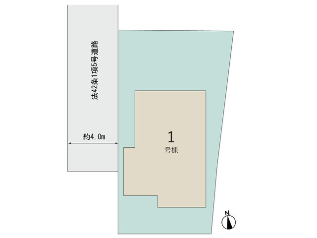 グラファーレ4307野田市七光台４期１棟の見取り図