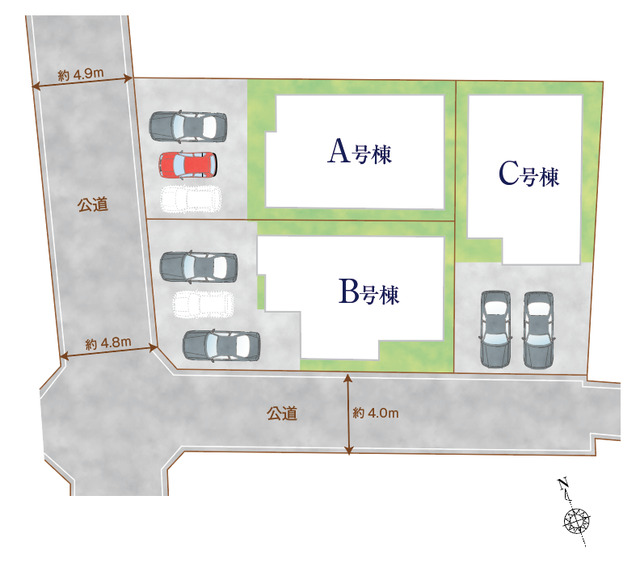 ハートフルタウン（那覇）糸満市照屋の見取り図