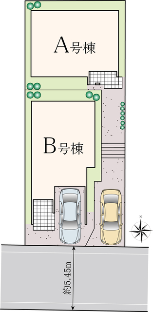 ハートフルタウン下井草5丁目115番の見取り図