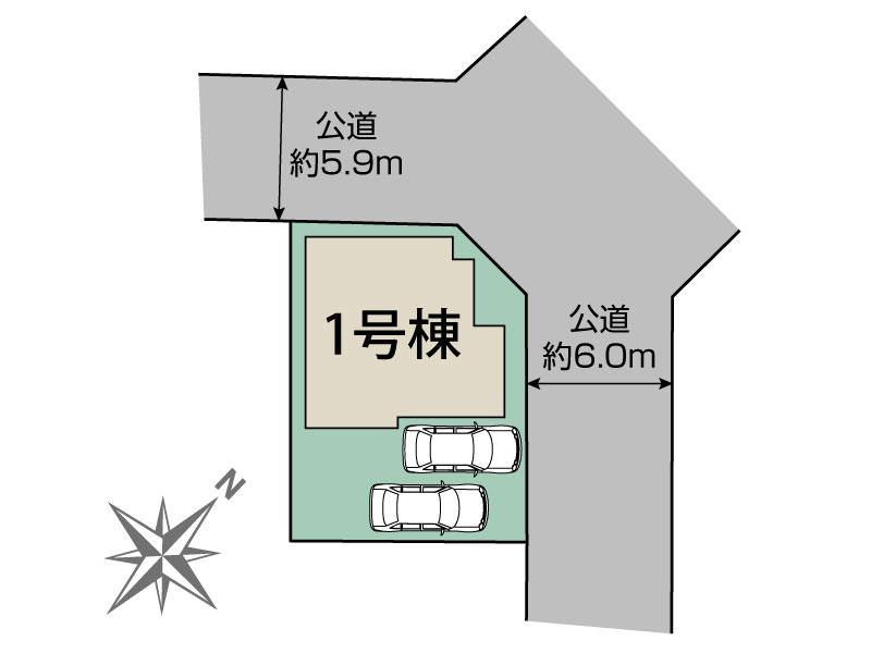 ブルーミングガーデン市原市東五所１棟の見取り図