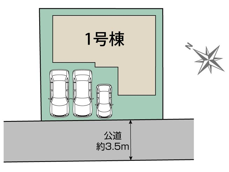 ブルーミングガーデン川越市寺尾１棟の見取り図