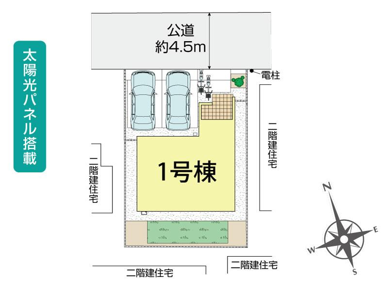 ブルーミングガーデン南埼玉郡宮代町宮代台３丁目　１棟の見取り図