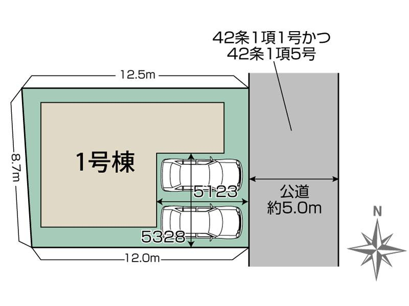 ブルーミングガーデン宇治市大久保町南ノ口１棟の見取り図