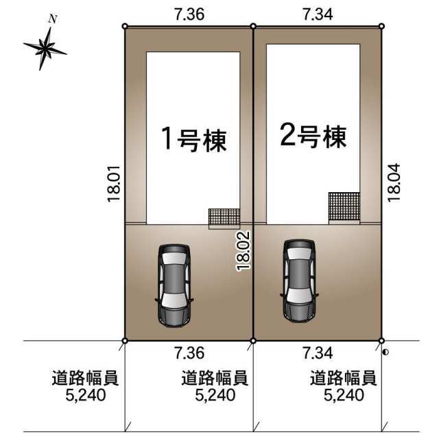 クレイドルガーデン新潟市東区宝町 第1の見取り図