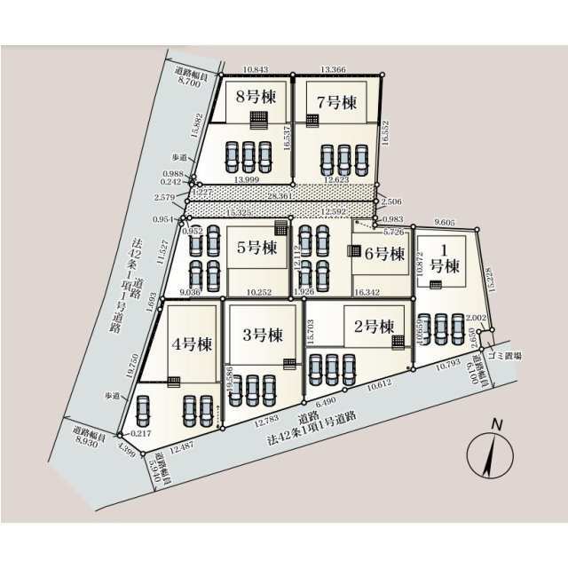 クレイドルガーデン本庄市児玉町児玉 第13の見取り図