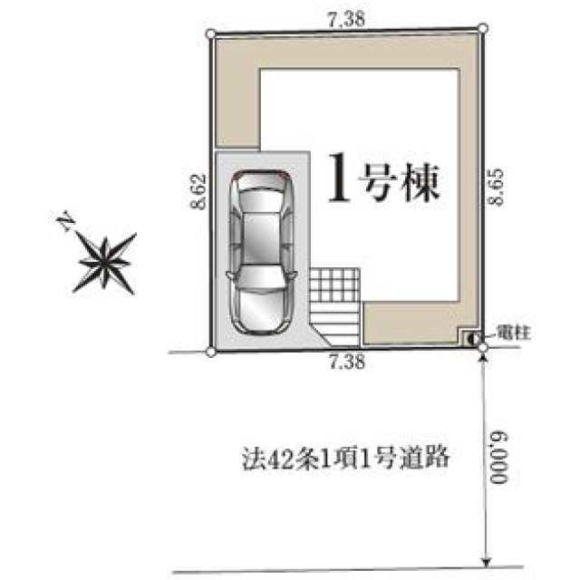 クレイドルガーデン福生市北田園 第12の見取り図