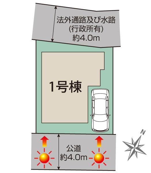 ブルーミングガーデン富士見市渡戸３丁目２期１棟の見取り図