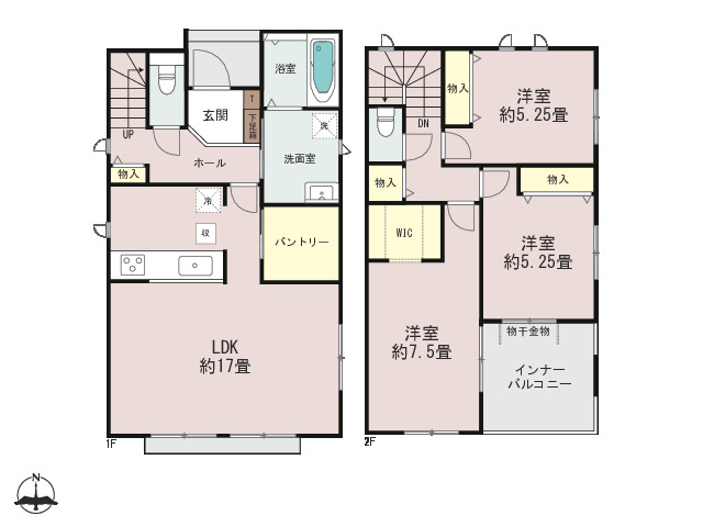ハートフルタウン嘉手納町水釜379番の見取り図