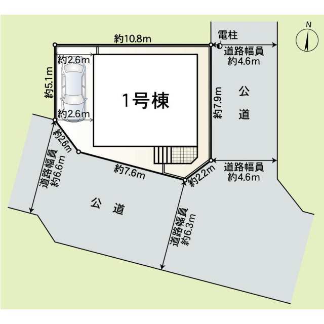 クレイドルガーデン藤井寺市川北 第2の見取り図