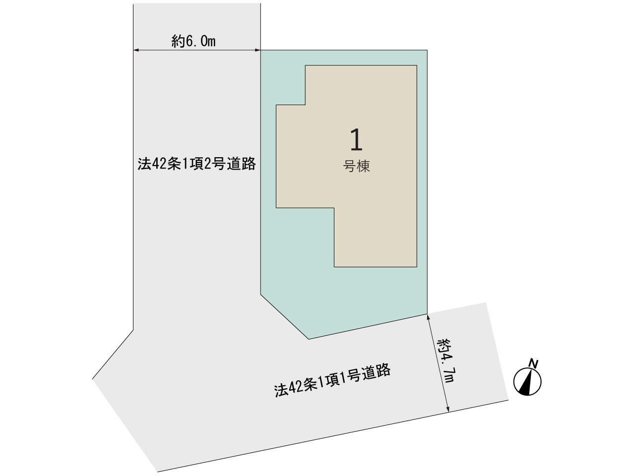 リーブルガーデン川越市下広谷の見取り図