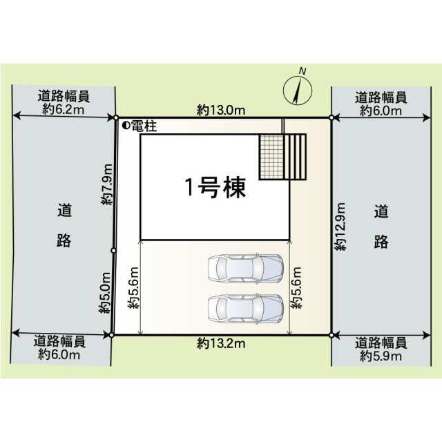 クレイドルガーデン富士市中之郷 第6の見取り図