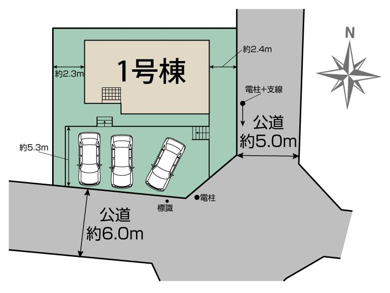 ブルーミングガーデン千葉市若葉区大宮台１丁目２期１棟の見取り図