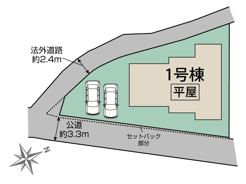ブルーミングガーデン糟屋郡宇美町明神坂１丁目２期１棟の見取り図