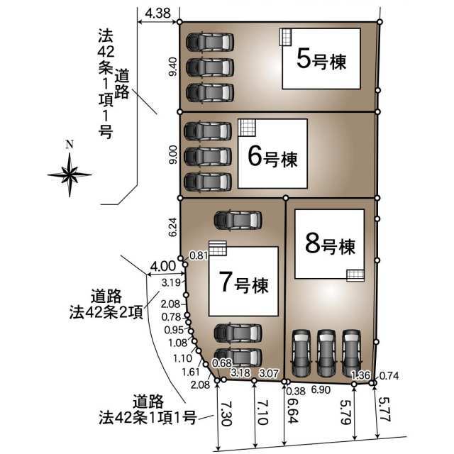 クレイドルガーデン洲本市桑間 第1の見取り図
