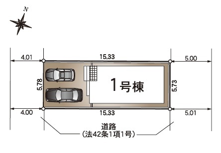 クレイドルガーデン高知市秦南町 第1の見取り図
