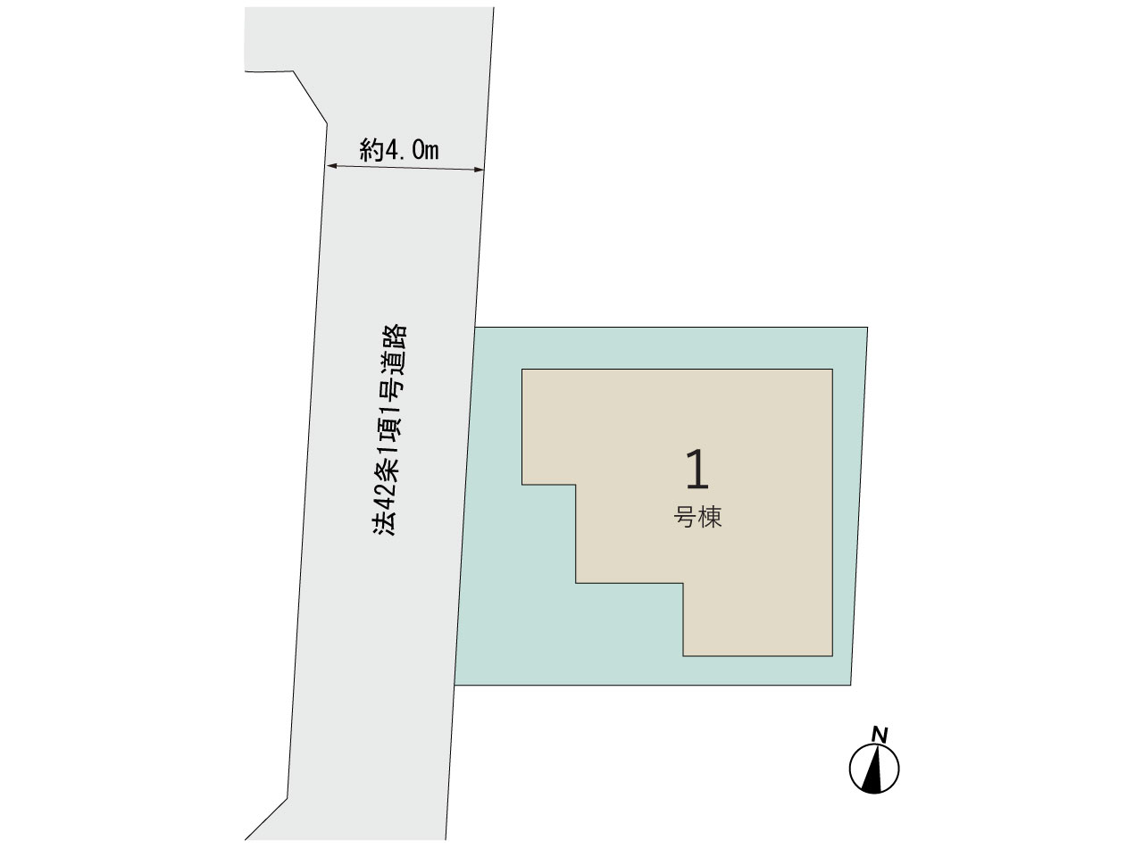 グラファーレ4301練馬区西大泉２３期１棟の見取り図