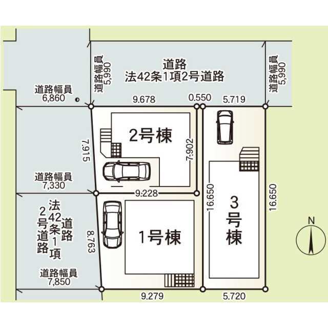 クレイドルガーデン川口市伊刈 第6の見取り図