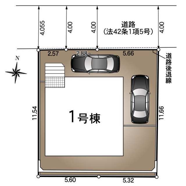 クレイドルガーデン福山市手城町 第3の見取り図