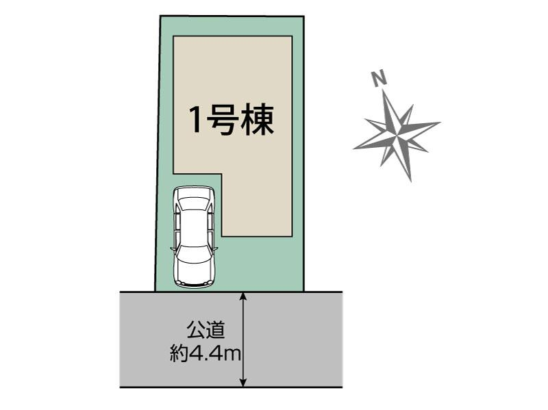 ブルーミングガーデン茅ヶ崎市高田３丁目１棟の見取り図