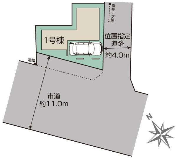 ブルーミングガーデン朝霞市三原３丁目１棟の見取り図