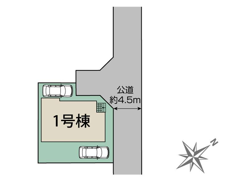 ブルーミングガーデン相模原市中央区田名１棟の見取り図