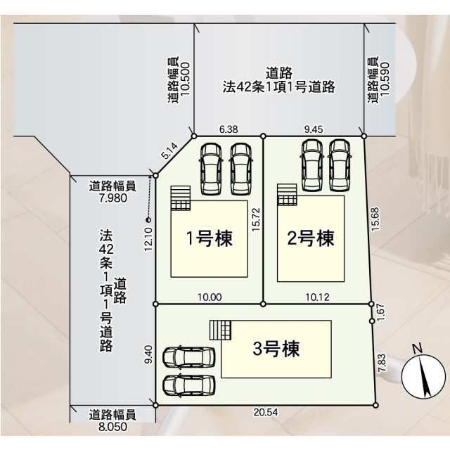 クレイドルガーデン米沢市金池 第1の見取り図