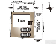 クレイドルガーデン宮崎市中村西 第1の見取り図