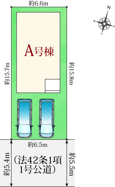 ハートフルタウン瑞穂区中根町4丁目42番の見取り図