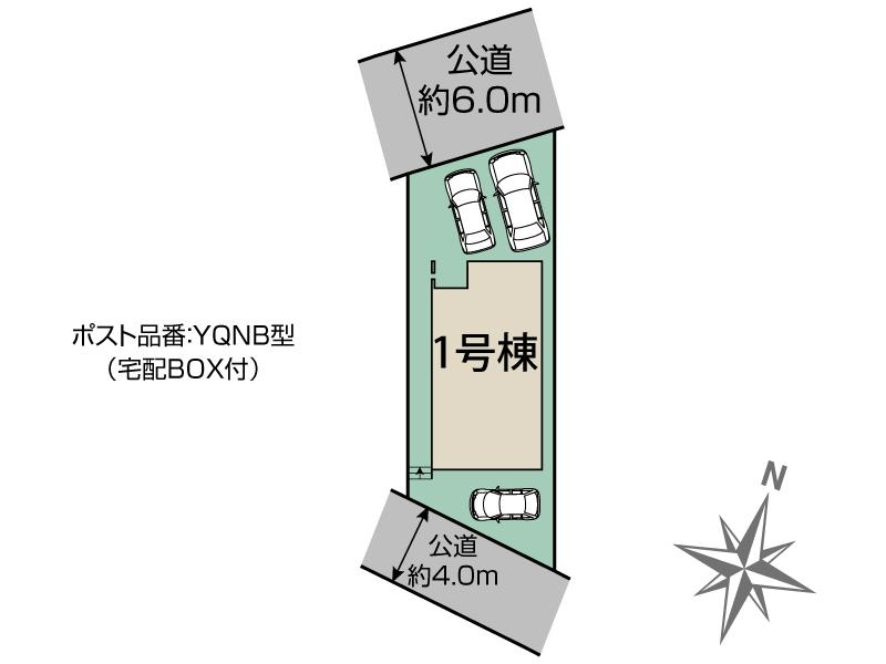 江南市飛高町栄1棟 区画図 【販売中物件：1号棟】